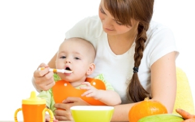 feeding baby